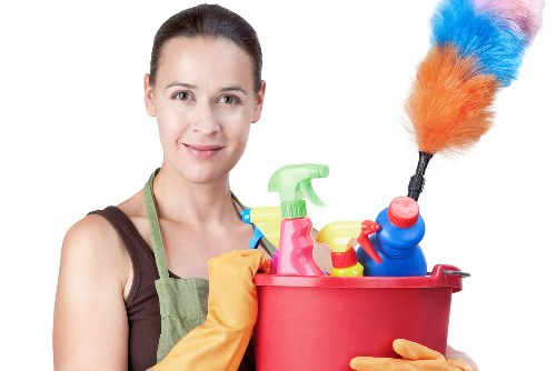 Cleaner using insured and careful oven cleaning procedures